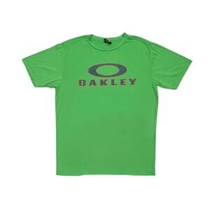 ★ Oakley Logo Bright Green Sportswear T-Shirt ★